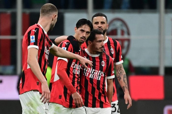 Hasil Liga Italia: Reijnders Cetak Gol, Milan vs Inter Imbang Dramatis